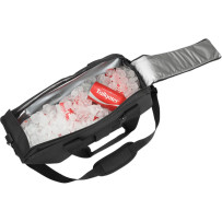 King Kooler Alforja refrigerada — 48,5 cm An, 25,5 cm Al, 15 cm Prof, negro