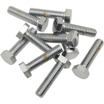 Pernos hexagonales de repuesto — 38,1 mm (1-1/2"), paquete de 10, cromado, pulido