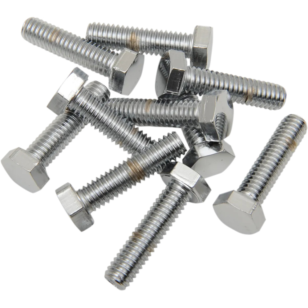 Pernos hexagonales de repuesto — 38,1 mm (1-1/2"), paquete de 10, cromado, pulido