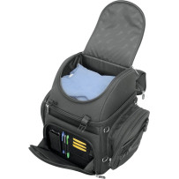 BR3400 Backseat or Sissy Bar Bag — 14" W x 19" H x 12" D, 3,400 cubic inches (55.7 L)