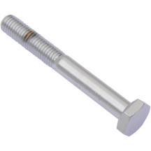 Replacement Fine Thread Hex Head Bolts — 1/4"-28, 45 mm (1-3/4"), 10 pack, chrome