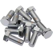 Replacement Fine Thread Hex Head Bolts — 5/16"-24, 5/8" length, 10 pack, chrome