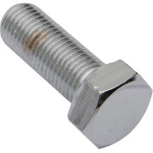 Replacement Fine Thread Hex Head Bolts — 3/8"-24, 20 mm (3/4"), Chrome, 10 pack