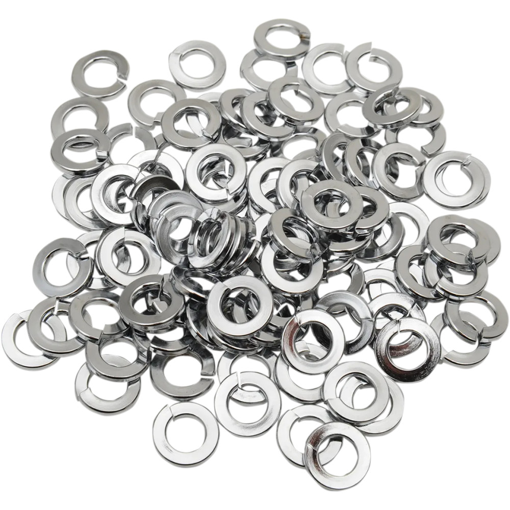 Washers — 3/8 in, 100 pack, silver Washers — 3/8 in, 100 pack, silver