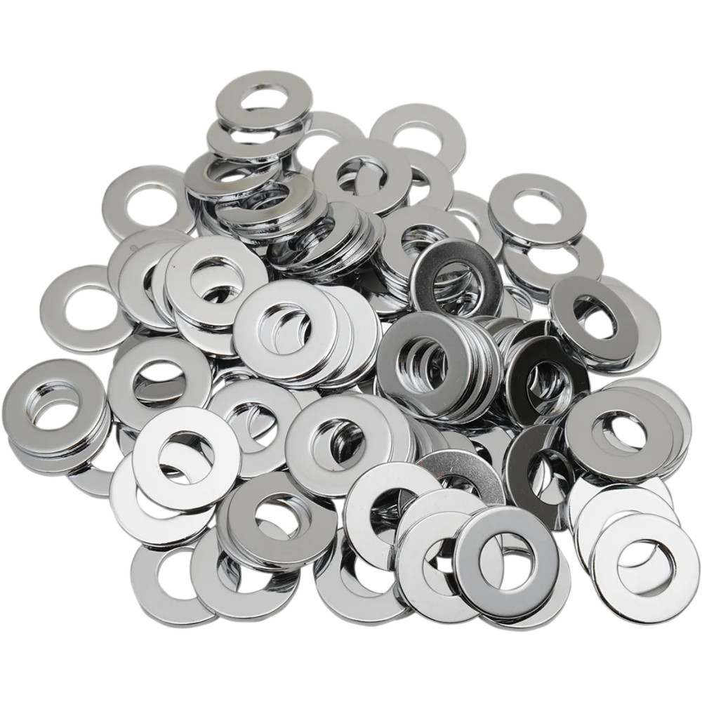 Washers — 1/4" ID, 100 pack, chrome