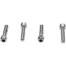 Handlebar Clamp Bolt Set — Chrome