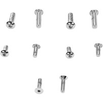 Chrome Socket-Head Screws — 4 Pack, Lever, master cylinder cover