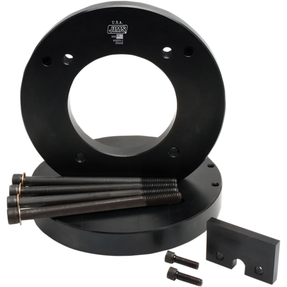 Kit de placas de torque para cilindro — diámetro 3.937"–4", negro
