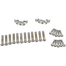 Cam/Primary/Inspection/Derby Cover Bolt Set — Chrome, Set