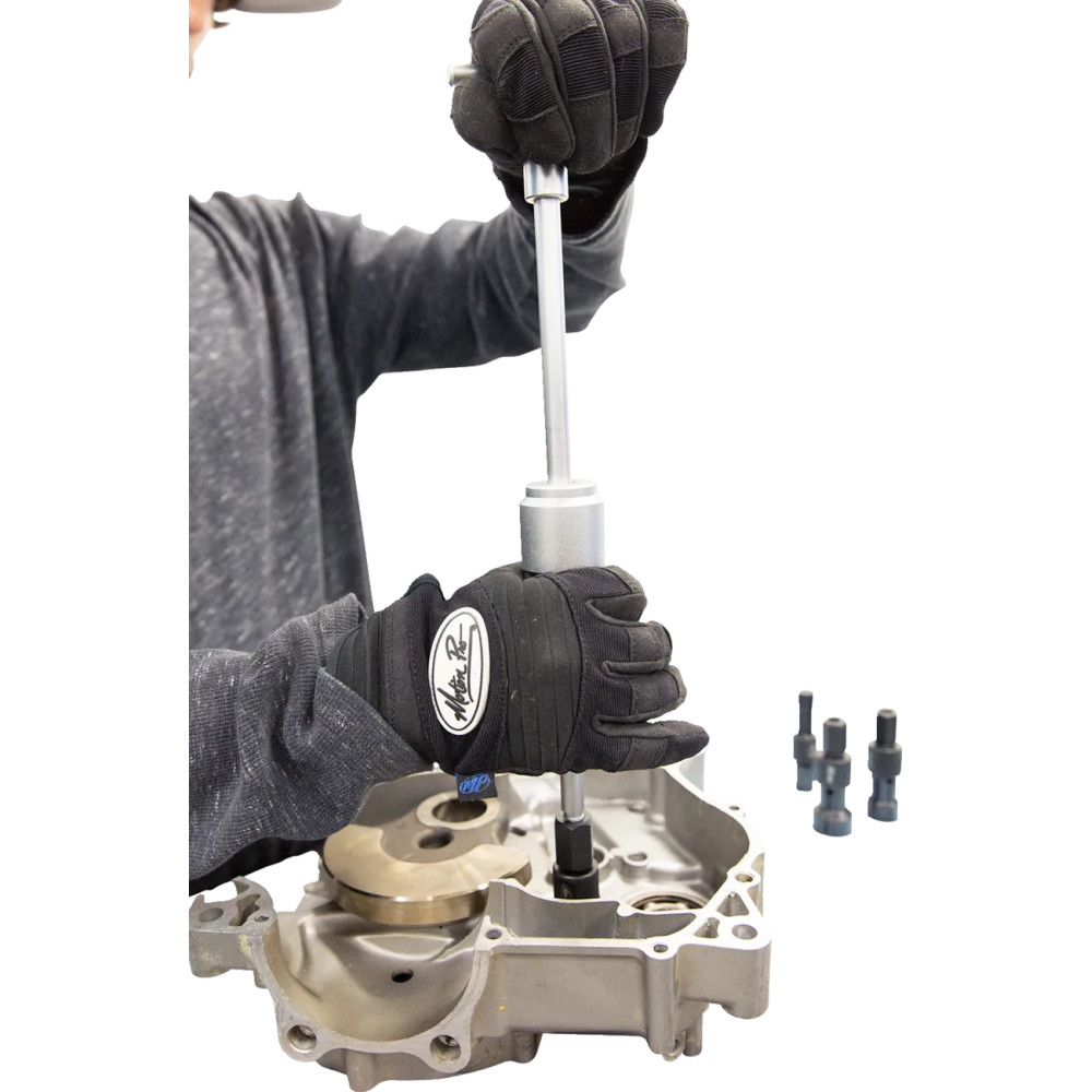 Kit extractor de rodamientos ciegos con martillo deslizante — MOTION PRO, Kit, Negro/Plateado, Mecanizado