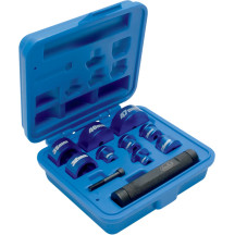Bearing Driver Set — 12–25 mm ID, 32–47 mm OD, Blue anodized