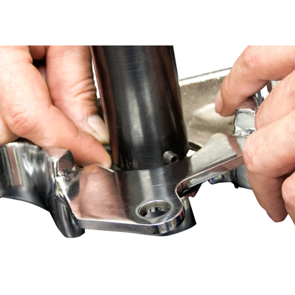 Steering Stem Bearing Tool — Fits most Harley-Davidson motorcycles, Black oxide