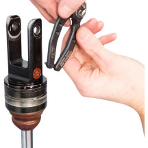 Llave de pasadores para trabajo pesado — 10,5–150 mm recorrido, 94,91 Nm, óxido negro