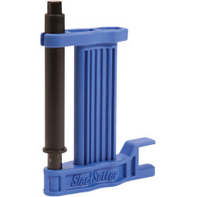 SlackSetter Pro™ Herramienta de ajuste de holgura de cadena — hasta 75 mm, azul anodizado