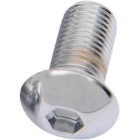 Replacement Button Head Bolts — 3/8"-24, 10-pack, Chrome