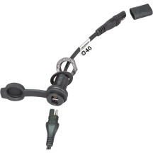 Weatherproof SAE Thin Panel Mount Socket O-40