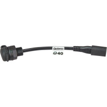 Weatherproof SAE Thin Panel Mount Socket O-40