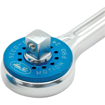 Adaptador T-6 Combo Lever — 0,95 cm macho, 0,64 cm hembra, azul anodizado
