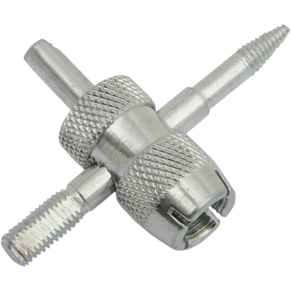 4-in-1 Valve Stem Repair Tool — Silver