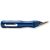 Raspador de juntas — Carcasa de motor de aluminio, azul anodizado