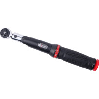 Llave dinamométrica con escala de ventana — 30 cm, 5–25 Nm, negro