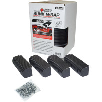 Bunk Wrap — Black, 51 mm (2 in) height, 15 cm (6 in) width, 4 Pack
