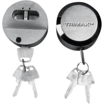 Hockey Puck Internal Shackle Lock — 73 mm (2-7/8"), Black