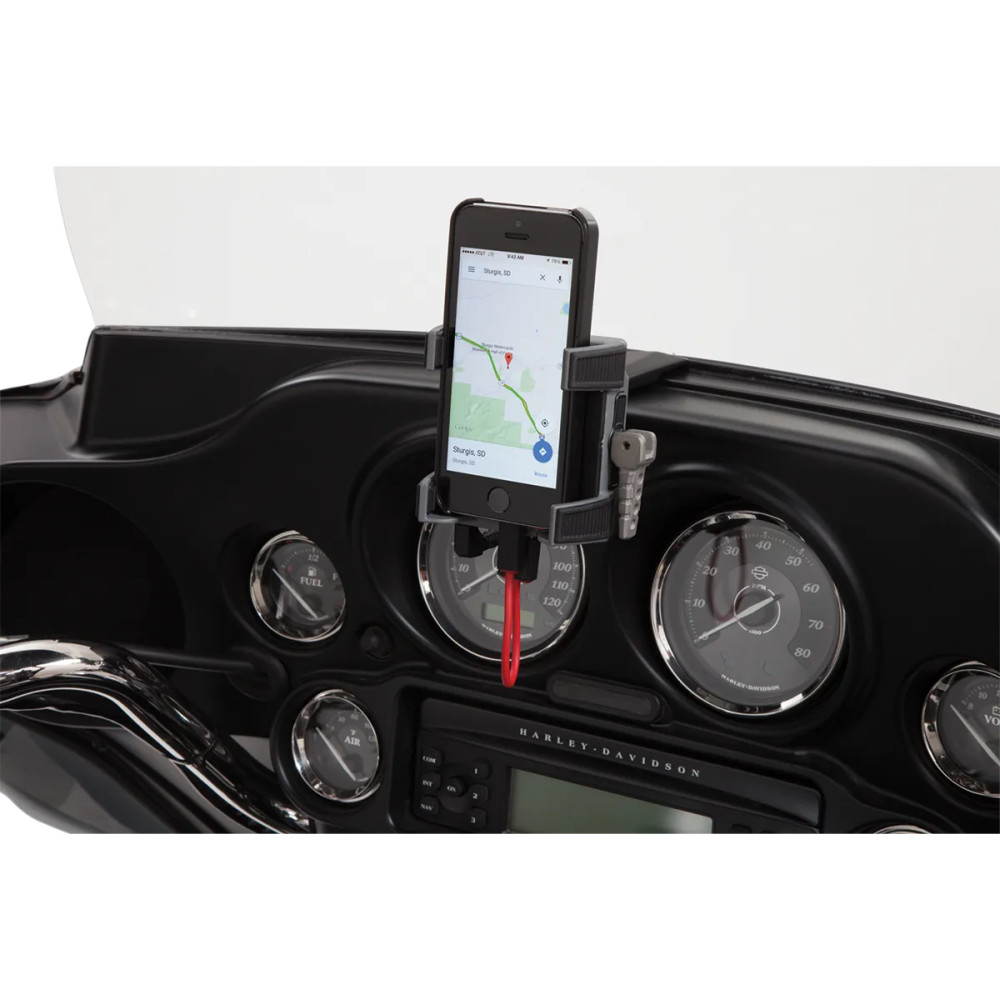 Smartphone/GPS Holder with Charger