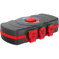 Adaptador de audio para motocicleta FreeWire Bluetooth® — Goldwing, negro, rojo