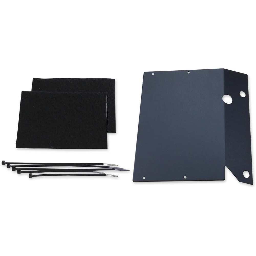 Adapter Plate Kit for 2-Channel Amplifier — Black, Steel