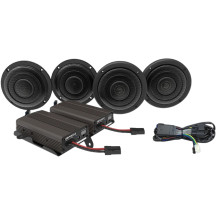 Ultra Front & Rear Speaker Kit with 600w Amp