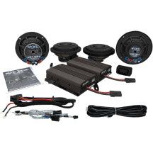 Ultra Front & Rear Speaker Kit with 600w Amp CVO