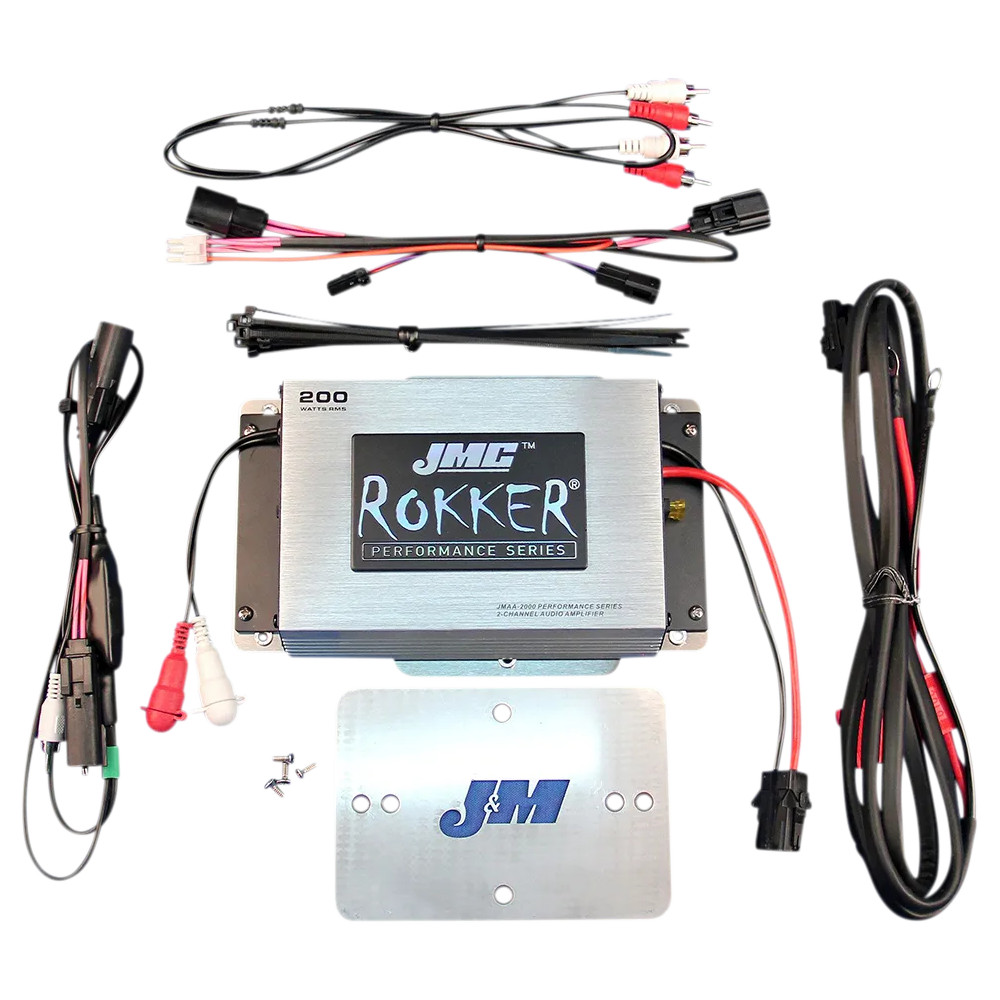 JMC ROKKER® 200 W 2-Channel Amplifier Kit JMC ROKKER® 200 W 2-Channel Amplifier Kit