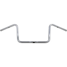 Manillar Ape Hanger de 1" — abrazadera 1", alzada 12", ancho 38", cromo