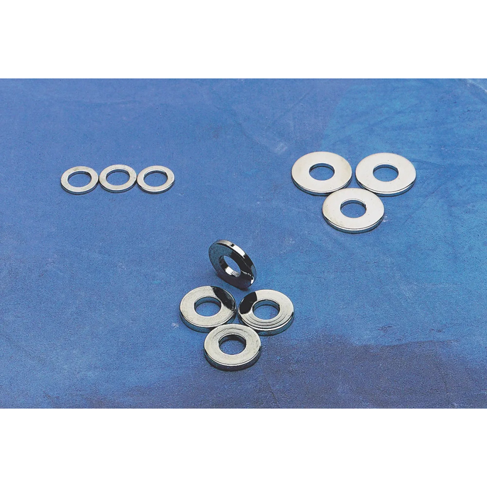Arandelas especiales — AN, paquete de 50, cromado