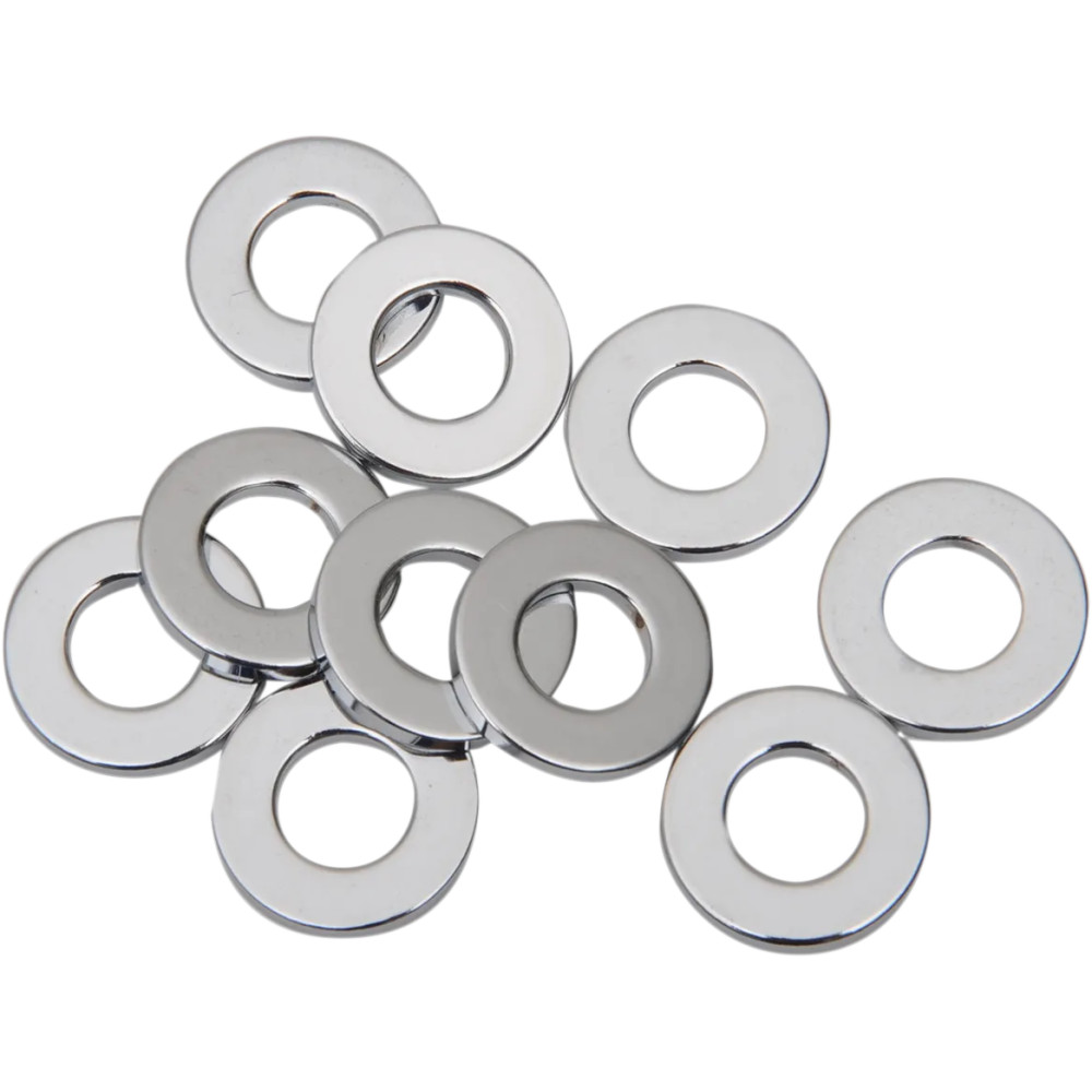 Specialty Flat Washers — 15/32" ID, Chrome