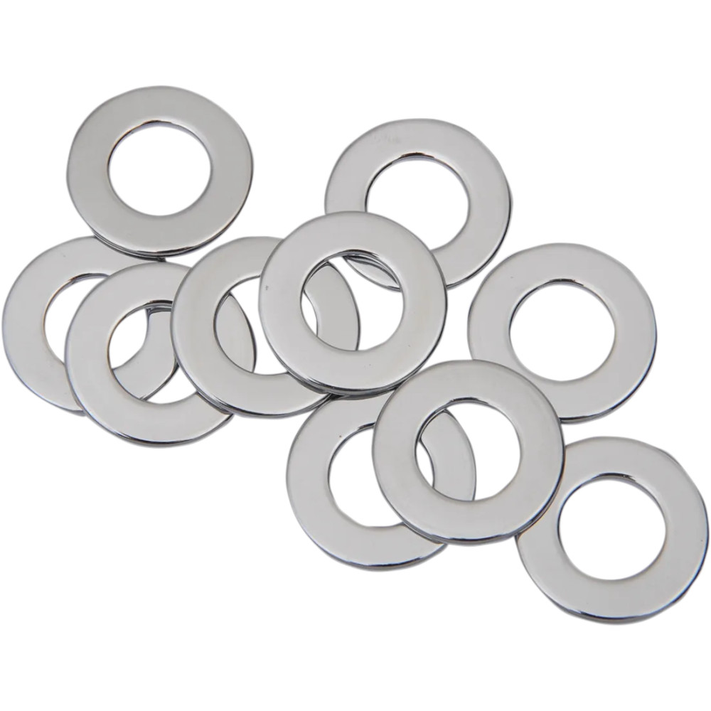 Specialty Flat Washers — 15/32" ID, Chrome