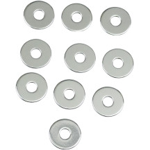 Arandelas planas especiales — diámetro interior 11/32\", paquete de 10, cromo