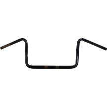 Manillar Ape Hanger de 1" — 12" de altura, 38" ancho, abrazadera 1", negro brillo