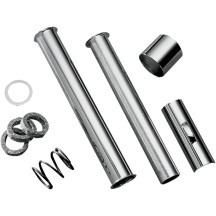 Pushrod Tube Assemblies — fits Panhead models, chrome