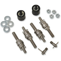 Sistema de montaje BareBack® para alforjas — acero inoxidable pulido