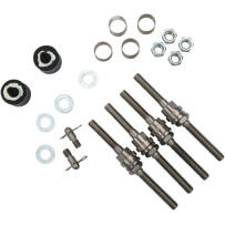 BareBack® Sistema de montaje para alforjas — acero inoxidable pulido, kit