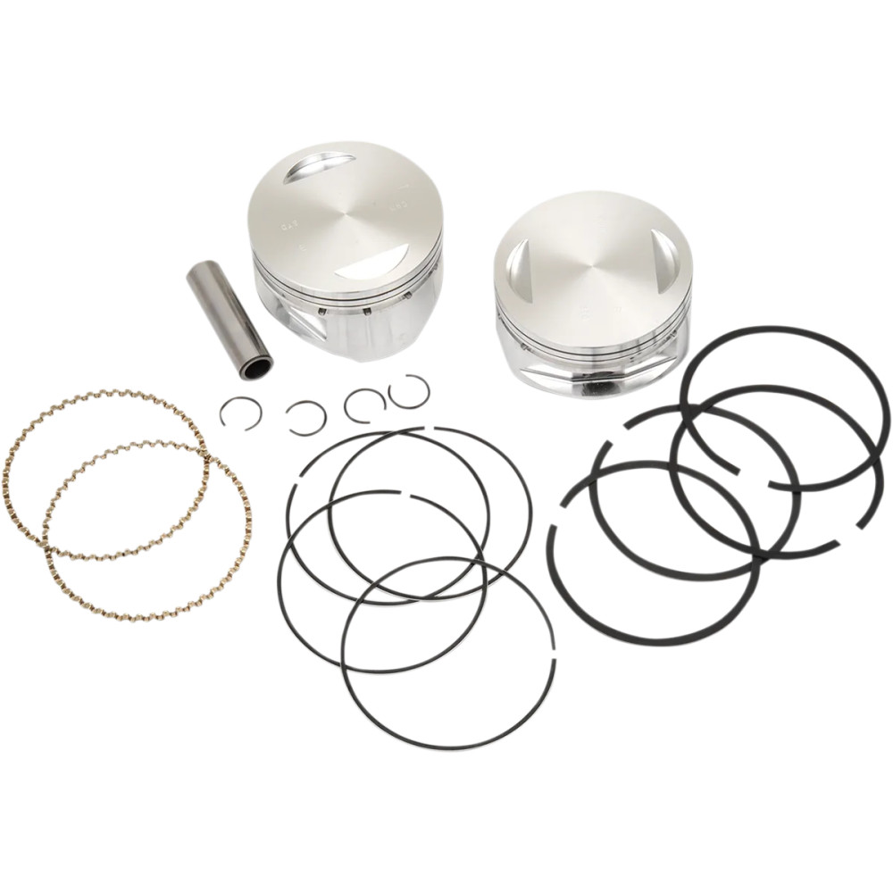 Kit de pistones para S&S Motors — diámetro 4.000", 100"/107" de cilindrada, cabeza plana