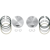 Piston Kit for S&S Motors — 4.000\" bore, +0.010\" oversize, 113 cu in