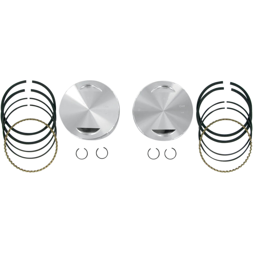 Piston Kit for S&S Motors — Bore 4.000", Oversize +0.010", 113 cu in