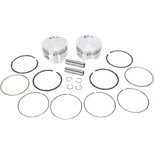 Piston Kit for S&S Motors — 4.000 in bore, +0.020 in oversize, 113 cu in, forged