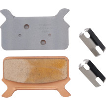 Pastillas de freno de metal sinterizado Harley/Buell — 104 mm de longitud, 11,6 mm de espesor, juego de 2
