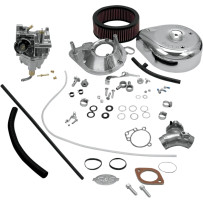 Super E Carburetor Kit with Manifold — 1-7/8" throat, 1-9/16" venturi, up to 100 cu in