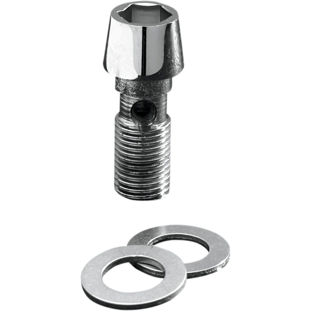 Polished Chrome Tapered Socket-Head Banjo Bolt