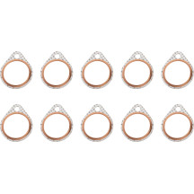 Exhaust Gaskets — Exhaust Port, 10 Pack
